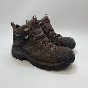 Columbia Omni-Tech Packus Ridge Mid Hiking Boot Leather Waterproof Brown Men 8.5